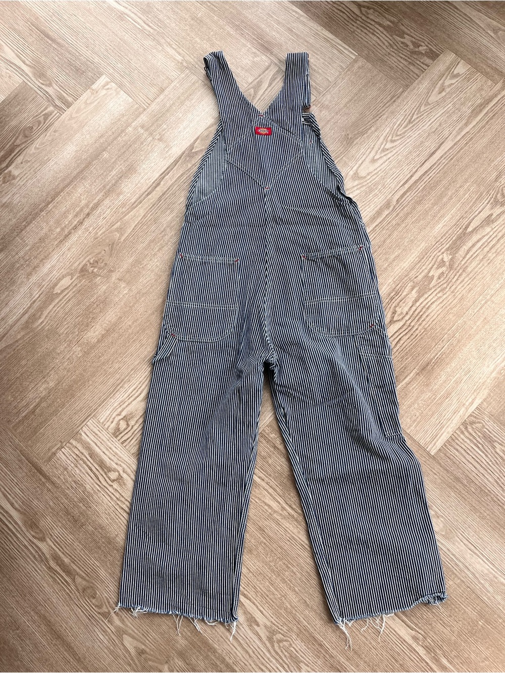 Dickies Striped Denim Railroad Overalls size 2-4 - Picture 3 of 7